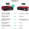 imageFocusrite Scarlett 4i4 4th Gen USB Audio Interface for Musicians Songwriters Guitarists Content Creators  HighFidelity Studio Quality Recording and All the Software You Need to RecordScarlett 4i4