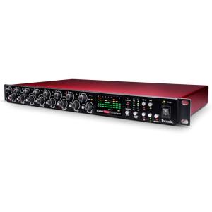 imageFocusrite Clarett OctoPre Professional Quality 8in8out ADAT Mic Preamp for Music Production with High Dynamic Range Ultralow Noise and Allanalogue AirScarlett OctoPre Dynamic 8 Mic Pres