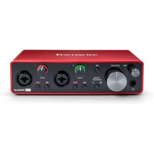 imageFocusrite Scarlett 4i4 4th Gen USB Audio Interface for Musicians Songwriters Guitarists Content Creators  HighFidelity Studio Quality Recording and All the Software You Need to RecordScarlett 2i2