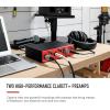 imageFocusrite Clarett 4Pre USB StudioGrade Audio Interface for Music Makers  Four LowNoise LowDistortion Mic Preamps providing TrueToLife Sound2Pre 10 in4 Out